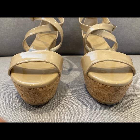 Jimmy Choo Patent Leather Wedge sandals - Picture 8 of 8